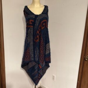 Geometric Patterned Poncho